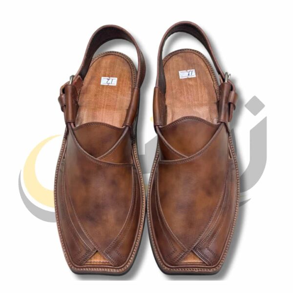 Double Shade Medium Sole Takidar Peshawari Chappal