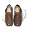 Brown Woven Gol-T Peshawari Chappal