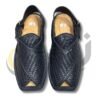 Black Woven Gol-T Peshawari Chappal