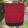 Ladies Red Pashmina Swati Shawl