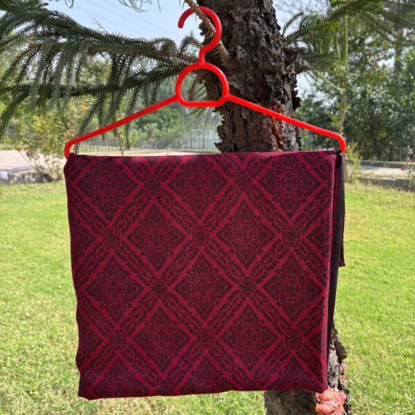 Ladies Red Pashmina Swati Shawl