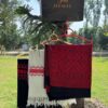 Collection of Ladies Shawls Red, black, & White color